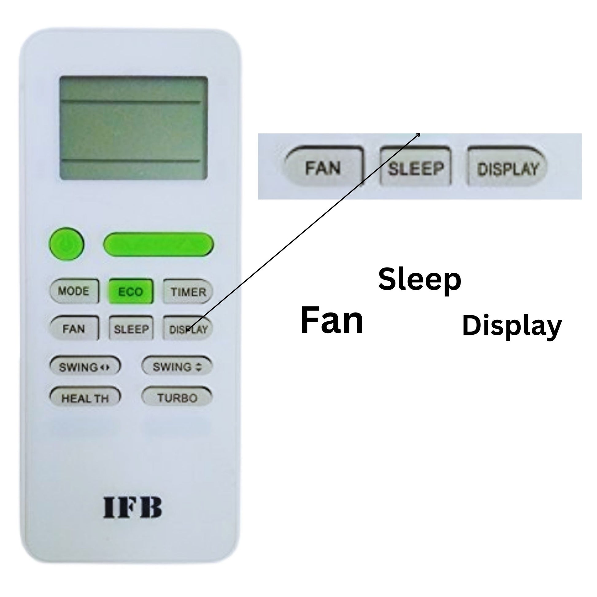 IFB Lloyd AC Remote AC10 packaging — compatible replacement India Faritha 2026