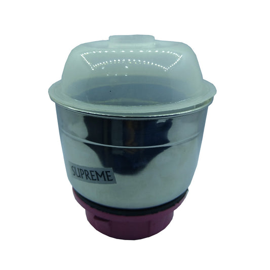 Stainless Steel Grinder Small Jar/Chutney Attachment 300ml Suitable for All Mixie - Faritha