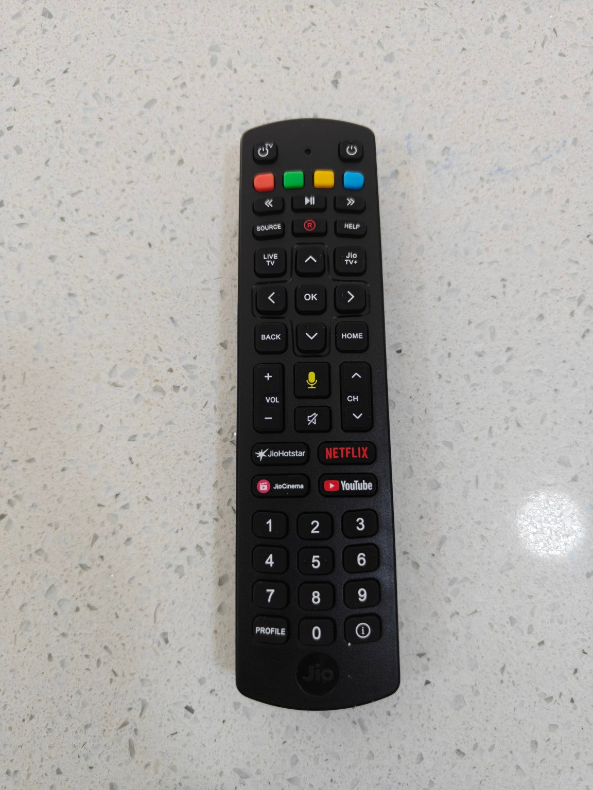 Jio Hotstar set-top box remote control