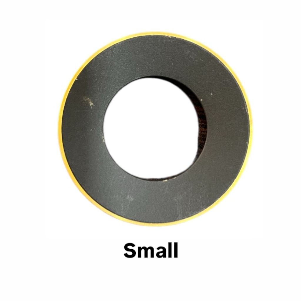 “Kaff full brass burner cap installed on gas hob during operation”