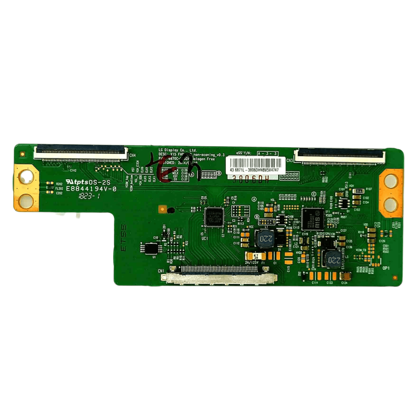 Tested T-Con Board for LG 43LK5360PTA LED TV