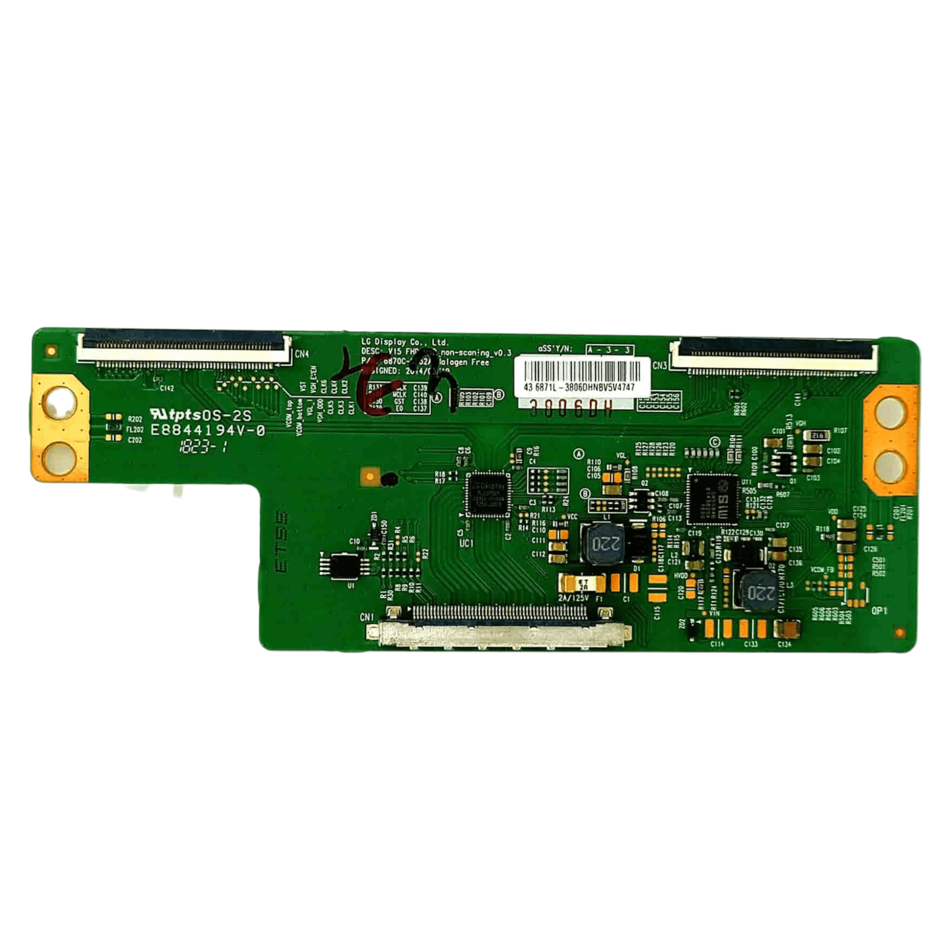 Tested T-Con Board for LG 43LK5360PTA LED TV