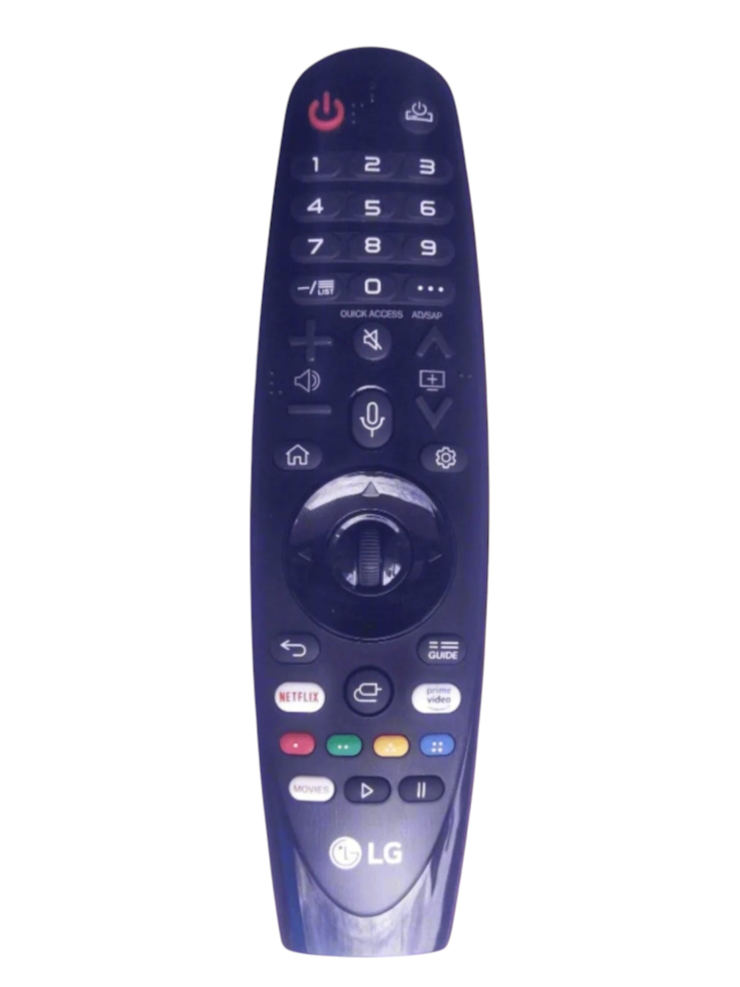 LG AN-MR19BA Remote front view — genuine original LG India 2026 Faritha