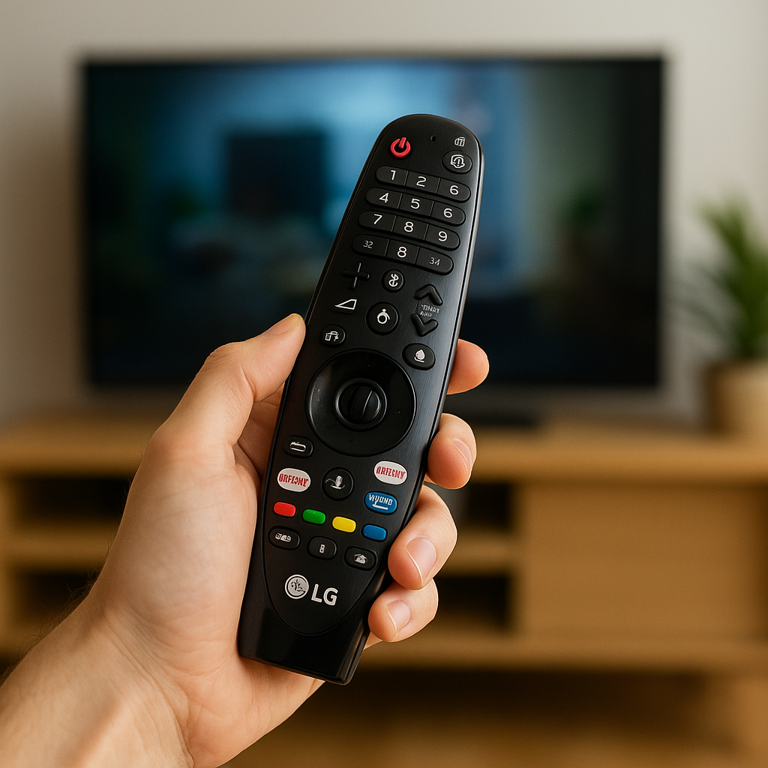 Original LG Magic Remote AN-MR19BA packaging — genuine LG remote 2019 India Faritha