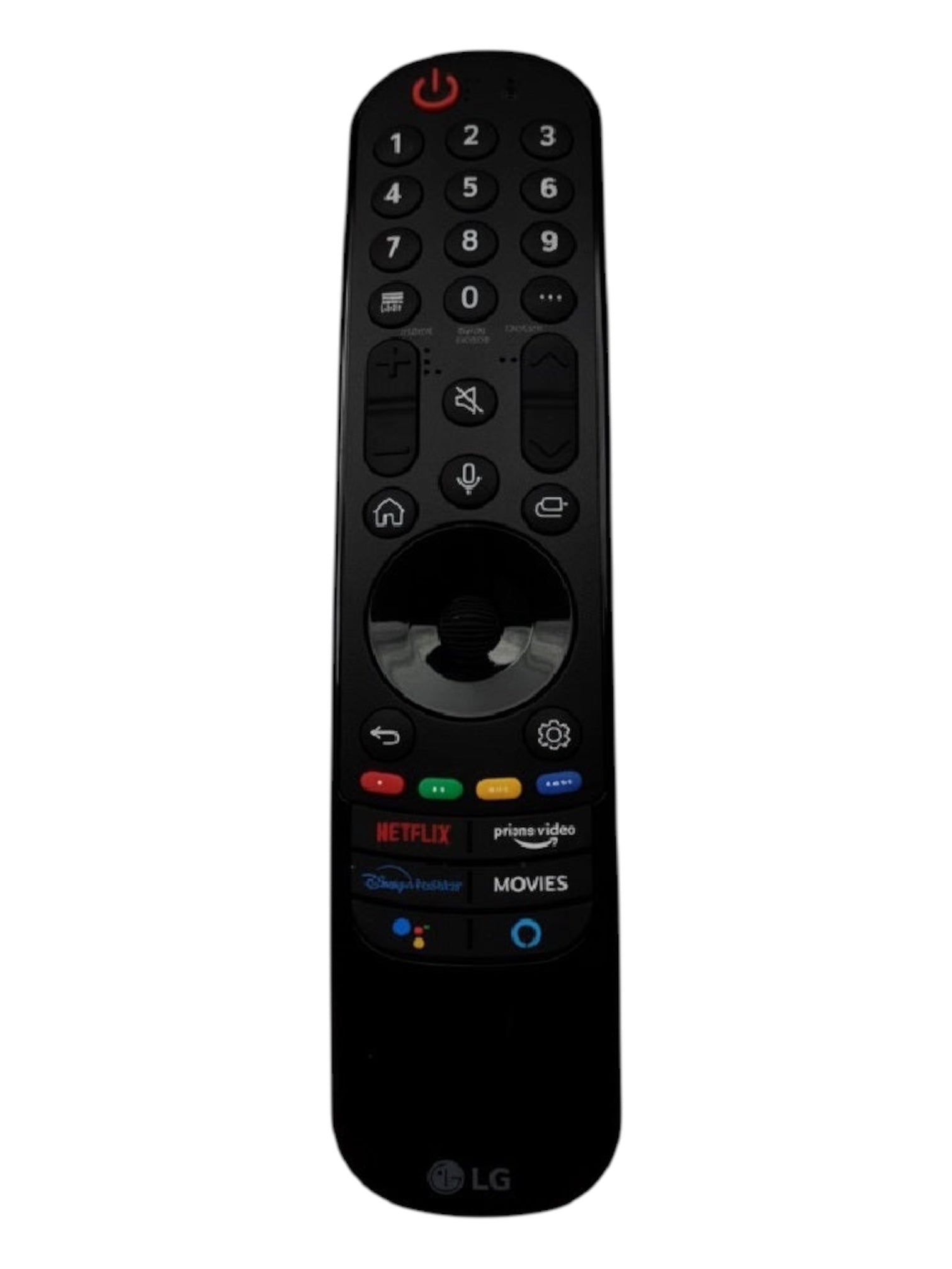 LG Magic Remote MR21GA side view — slim design Bluetooth 360 degree India Faritha 2026