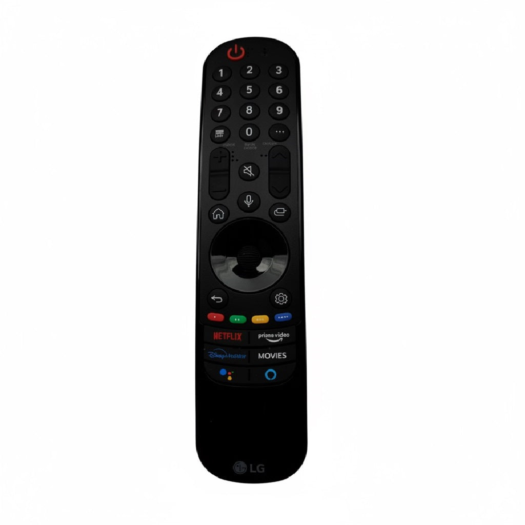 LG Magic Remote MR21GA buttons — Netflix Prime Video Hotstar Google Alexa voice India