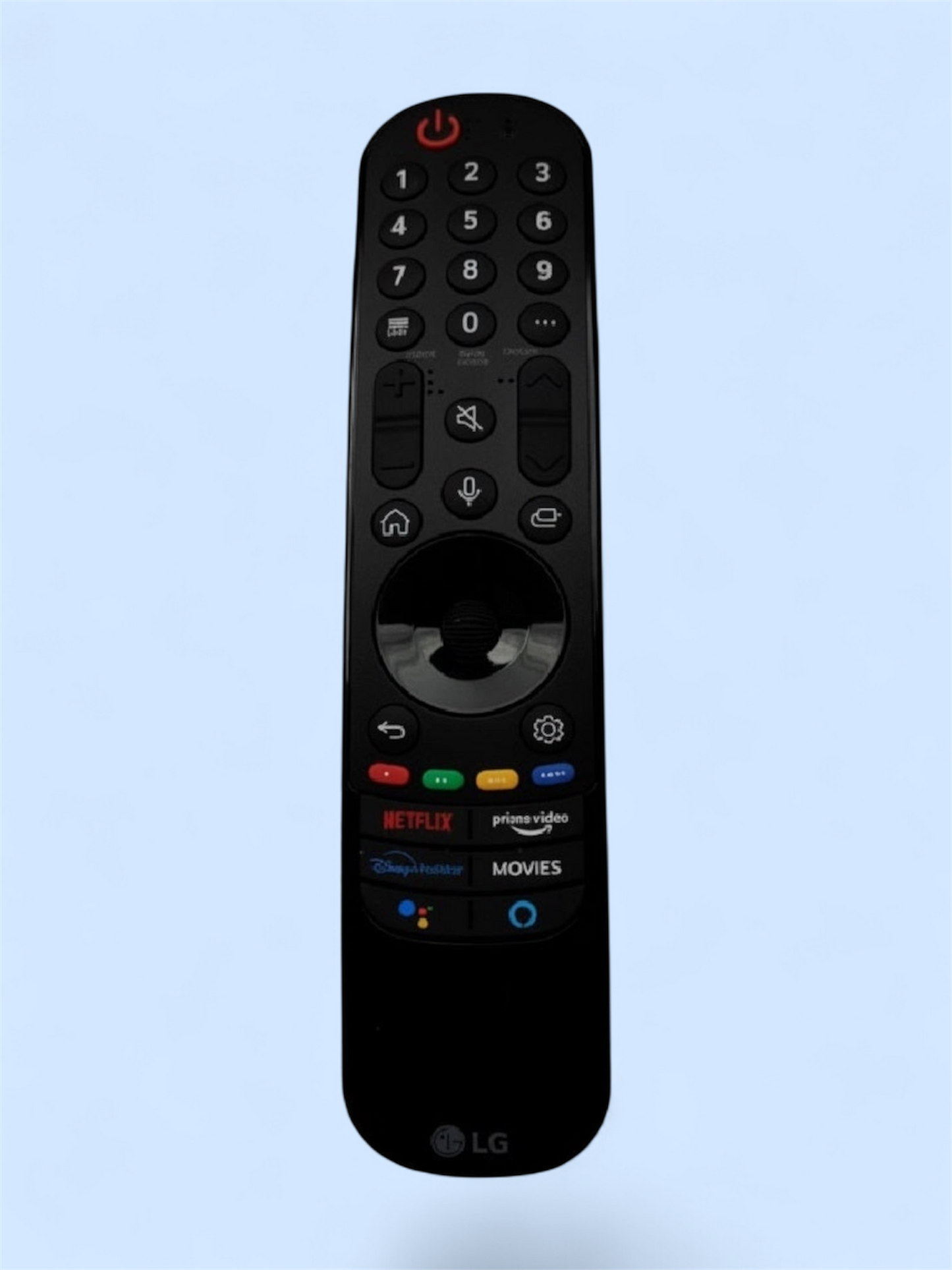 Original LG Magic Remote MR21GA — front view, Magic pointer Google Alexa Netflix Hotstar India