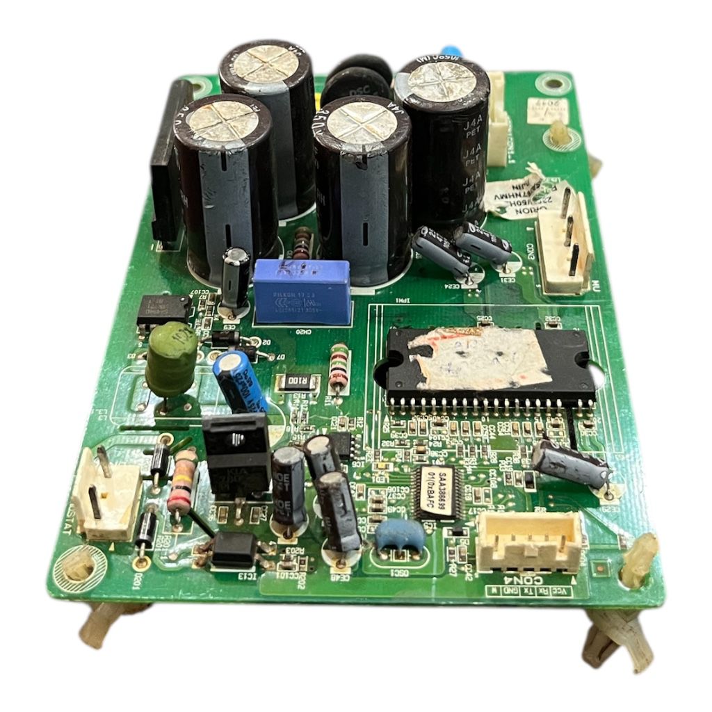 “Technician testing refurbished LG Refrigerator Control Board EBA809863”