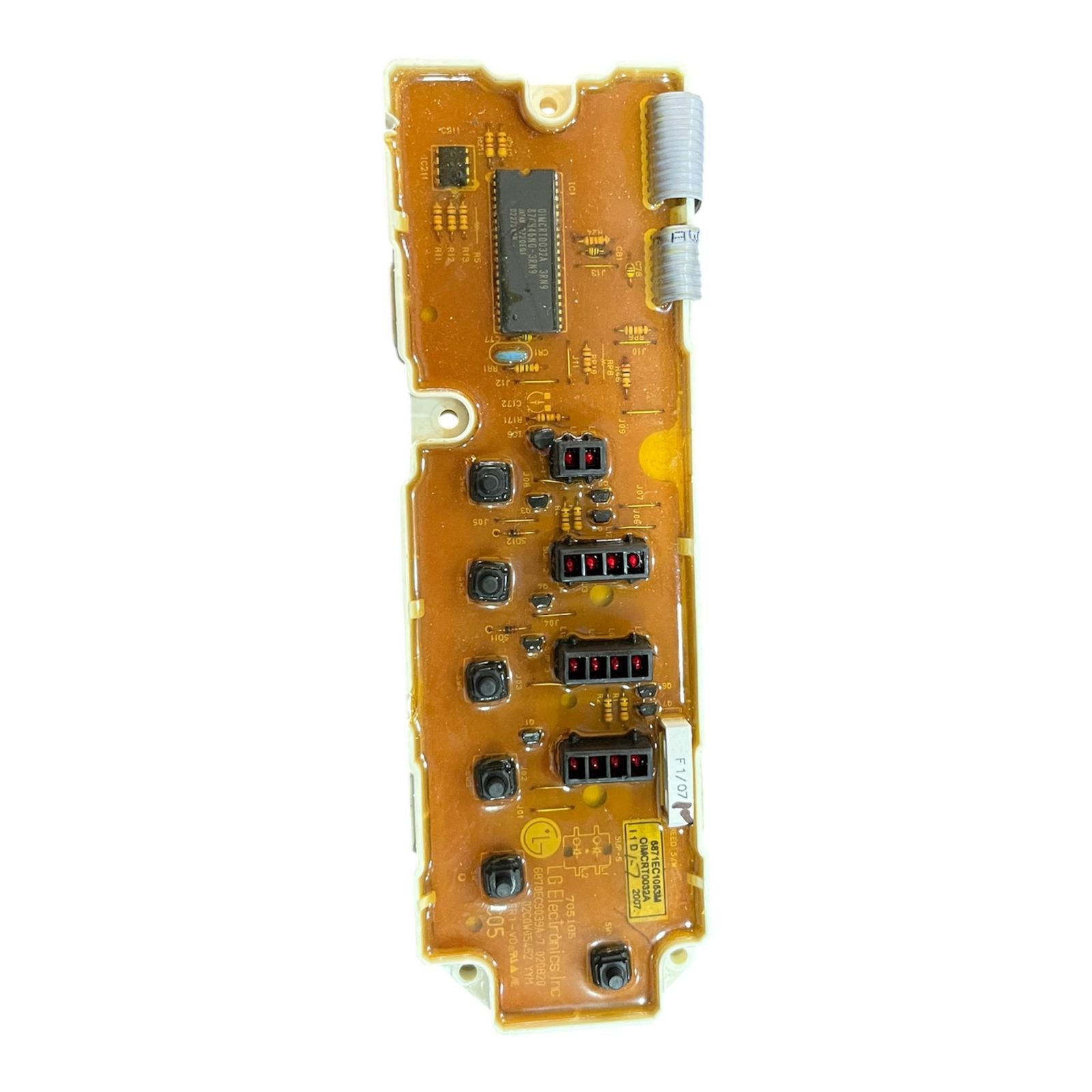 Replacement PCB for LG Washing Machine with 6 Button Control