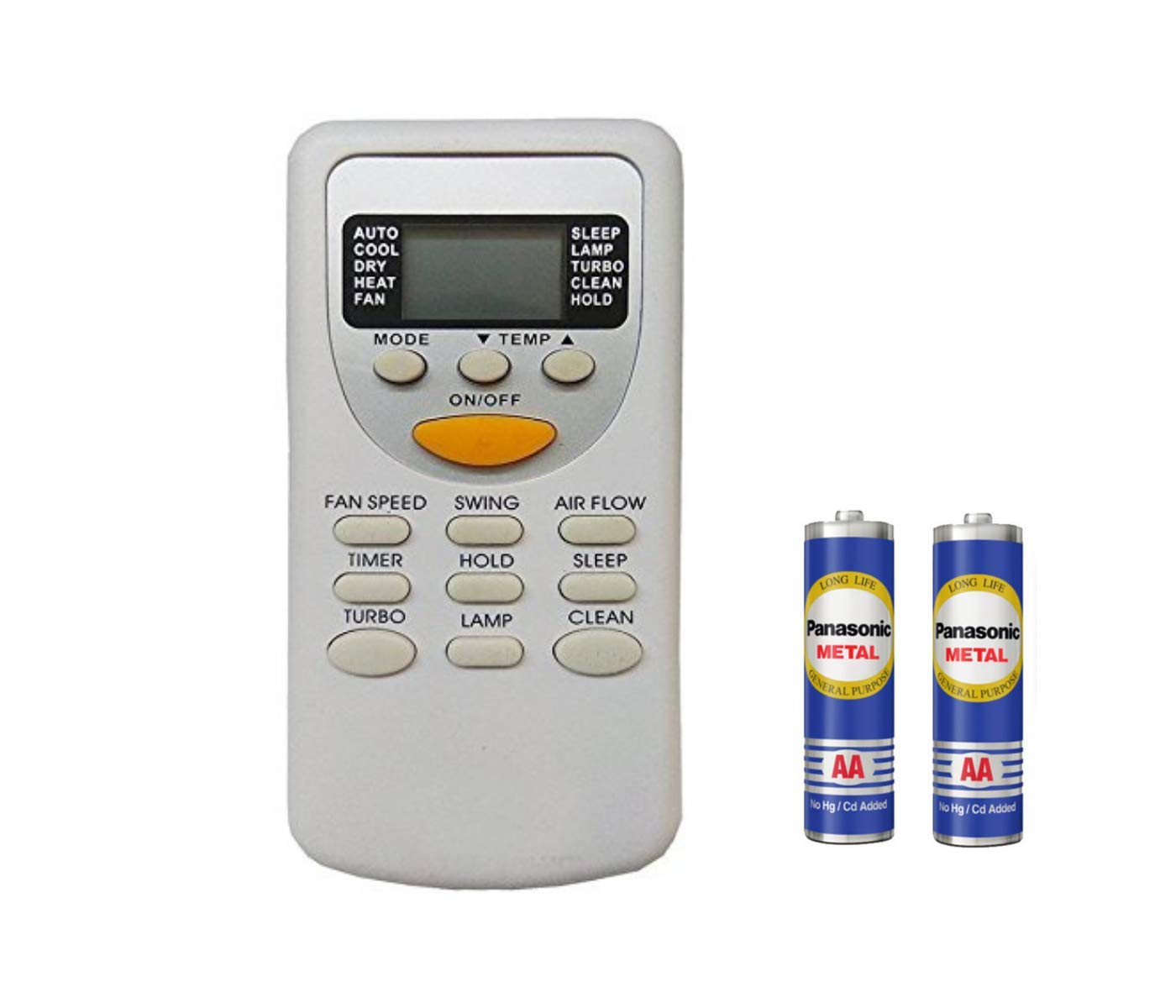 Lloyd AC Remote AC03 buttons — temperature fan mode timer compatible Lloyd AC India Faritha