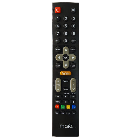 MARQ TV Remote Control with YouTube shortcut — compatible front view India Faritha 2026