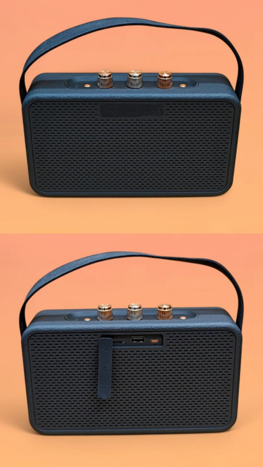 Speaker rear ports and control details
