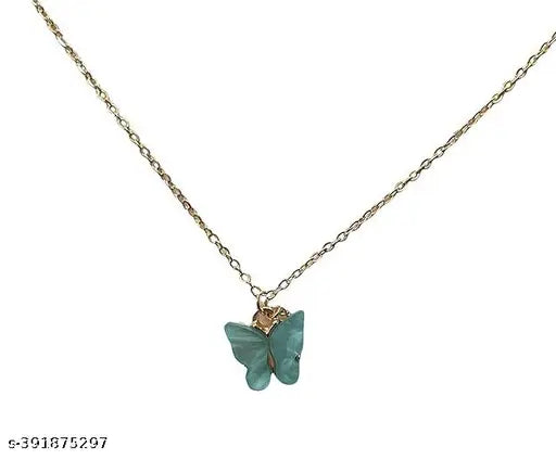 Twinkling Glittering Women Necklace Chain – India Model 2