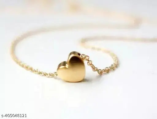 Allure Fancy Gold-Plated Brass Necklace and Chain for Women India