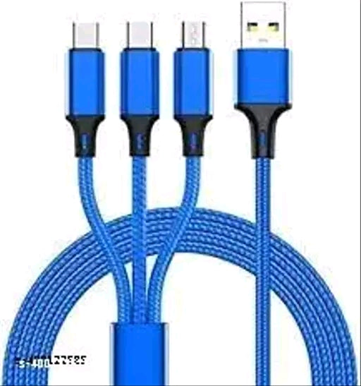 Ultra-Fast 1M Type-C Charging Cable – 50 Mbps Multicolor Durable India