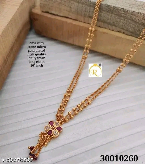 Elite glittering women necklace chain — India Faritha 2026