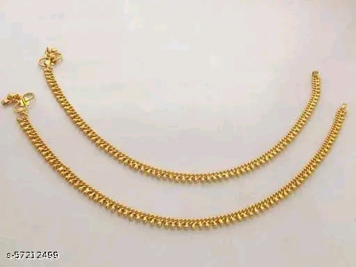 Beautiful Brass Women's Anklets