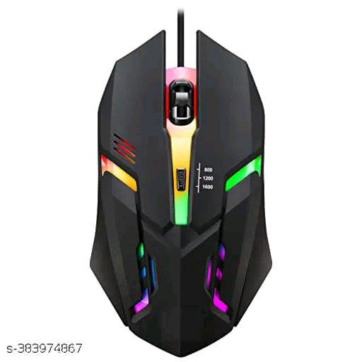 Di Product Black Wired Mouse – Smooth Control for Laptops