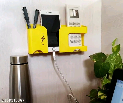 Geocarter Multi-Purpose Wall Mobile Stand – Phone Remote Pen Key Holder India