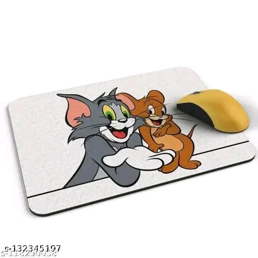 Premium Cream Rubber Mouse Pad – Smooth Durable Design India