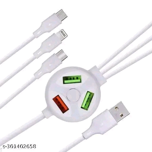 Ultra-Fast 1M Type-C Charging Cable – 50 Mbps Multicolor Durable India