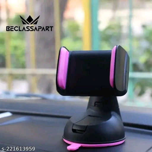 Geocarter Black Multi-Purpose Wall-Mountable Mobile Stand Holder India