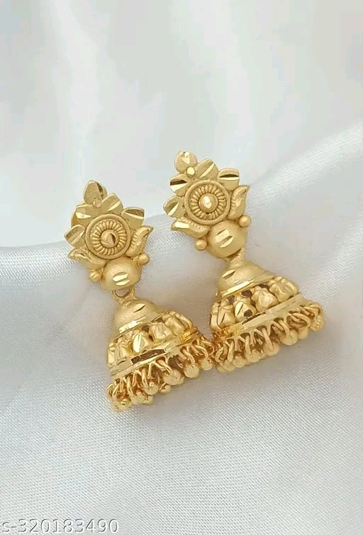 Fancy Jhumkhas Earrings Studs – Traditional India