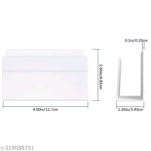 Brazilian Wall Hanging Mobile Holder with Adhesive – Universal White Charging Stand India