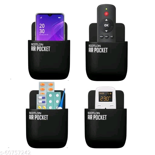 Geocarter Premium 4-Pack Multi-Purpose Wall-Mount Mobile Holders – Black India