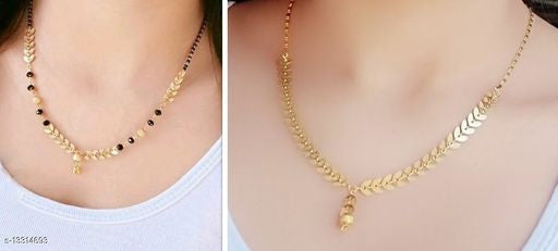 Twinkling Elegant Mangalsutra – Women Traditional India Model 1