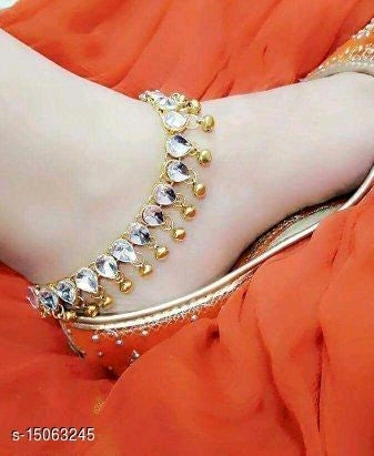 Shimmering Fancy Women Anklets & Toe Rings - Faritha