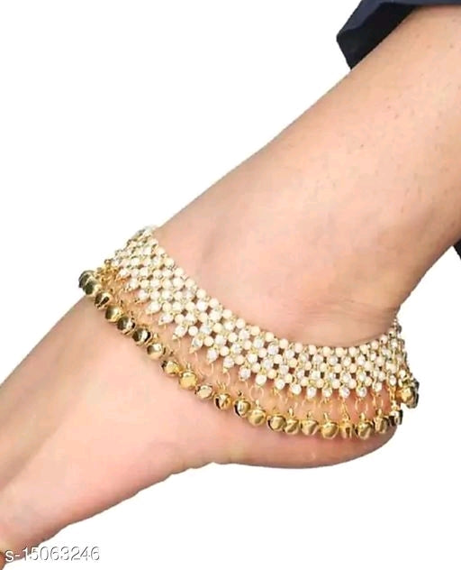 Shimmering Fancy Women Anklets & Toe Rings - Faritha