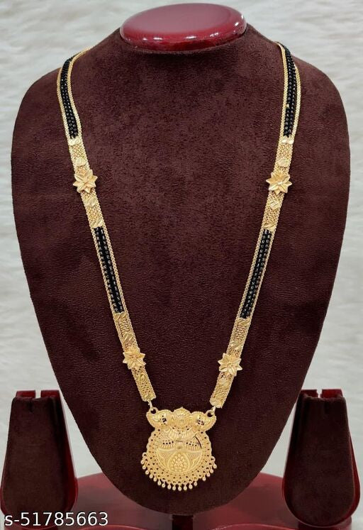 Twinkling Fancy Mangalsutra – Women Traditional India Model 2