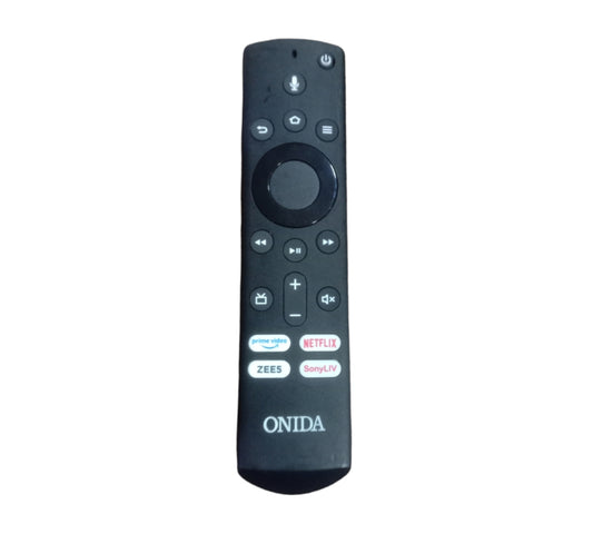 Original Onida Android Smart TV Remote — Prime Video Netflix ZEE5 India Faritha 2026