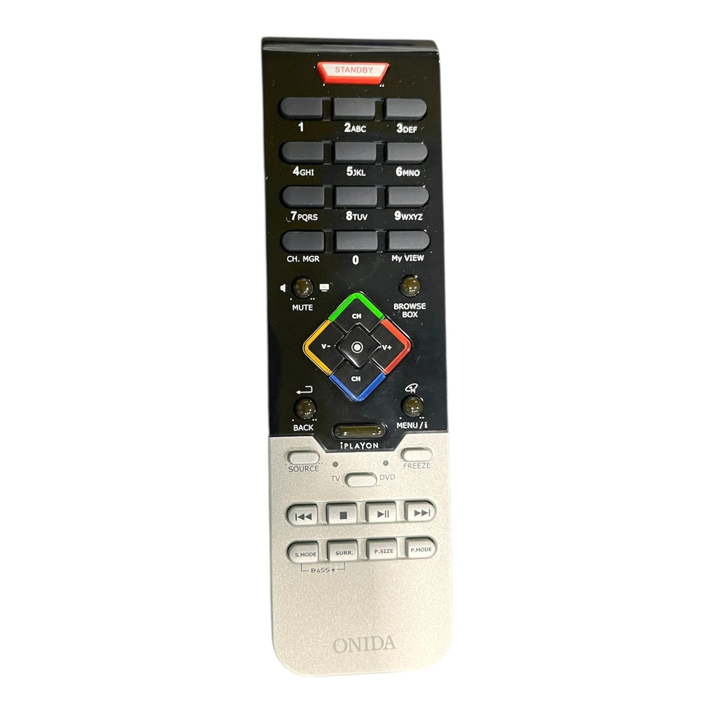 Onida iPLAYON Original TV Remote Control Front View