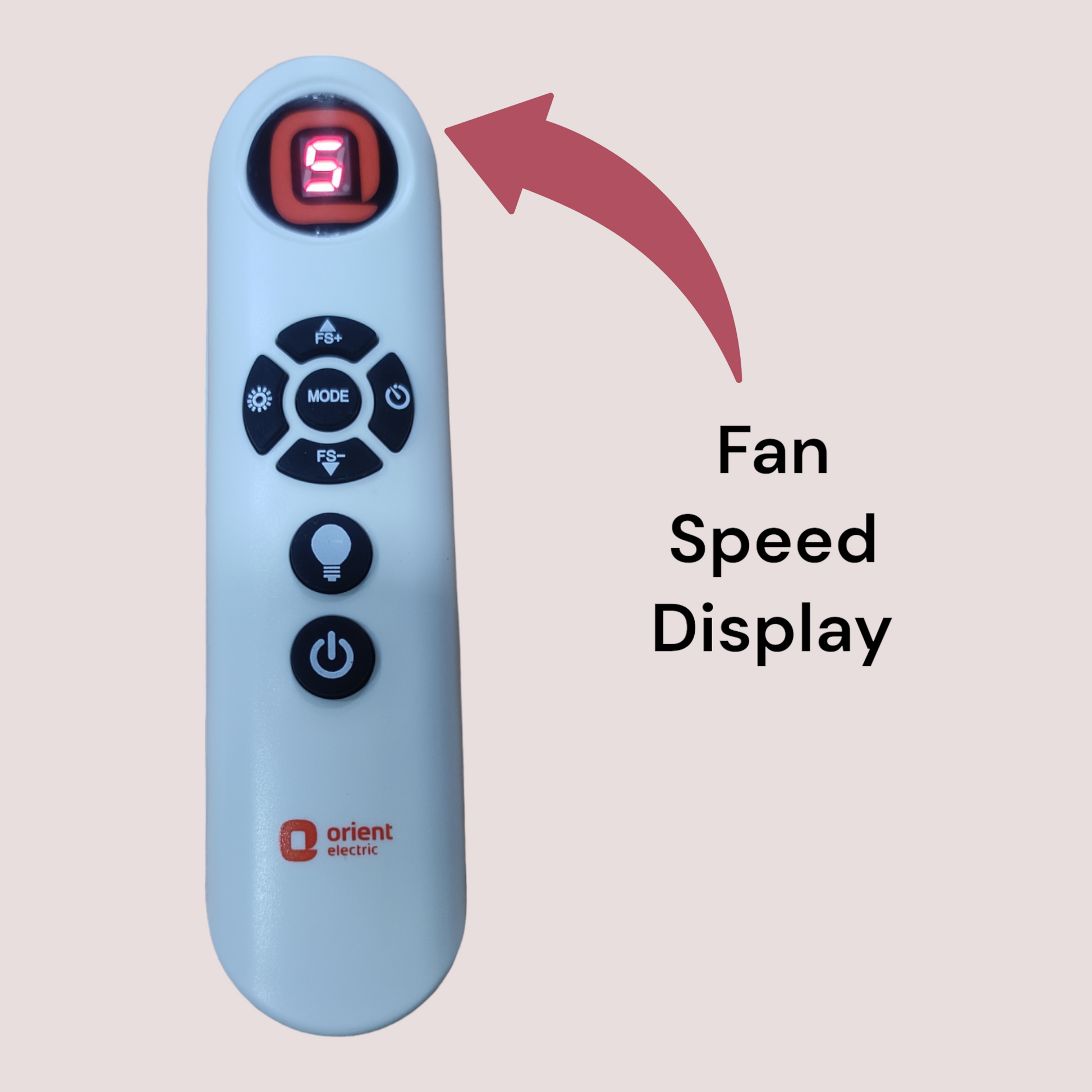 Orient ceiling fan remote buttons — 6-speed timer boost sleep India Faritha 2026
