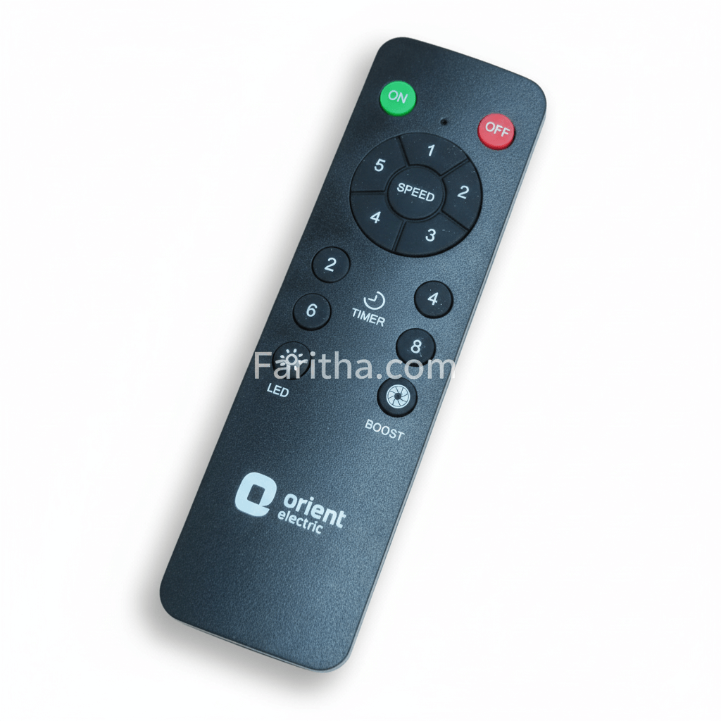 Orient Ceiling Fan Remote Control – Speed and Timer Functions India