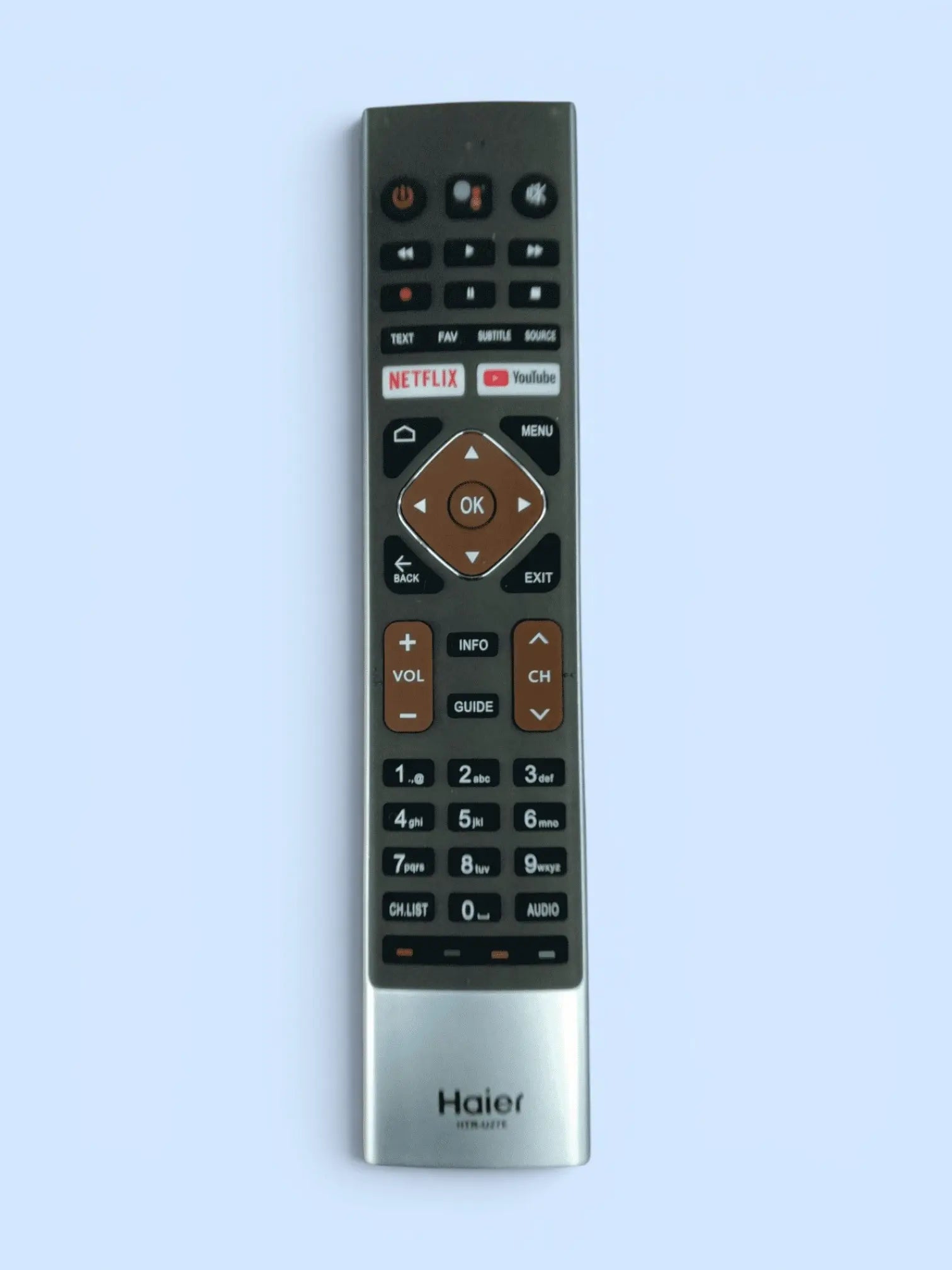 Original Haier Smart TV Remote Control with YouTube and Netflix Hotkeys for Haier Smart TVs – Buy Online India