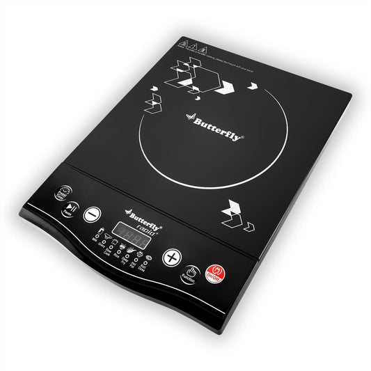 Butterfly Rapid Plus 1700W Induction Cooktop with Preset Menu & LED Display#