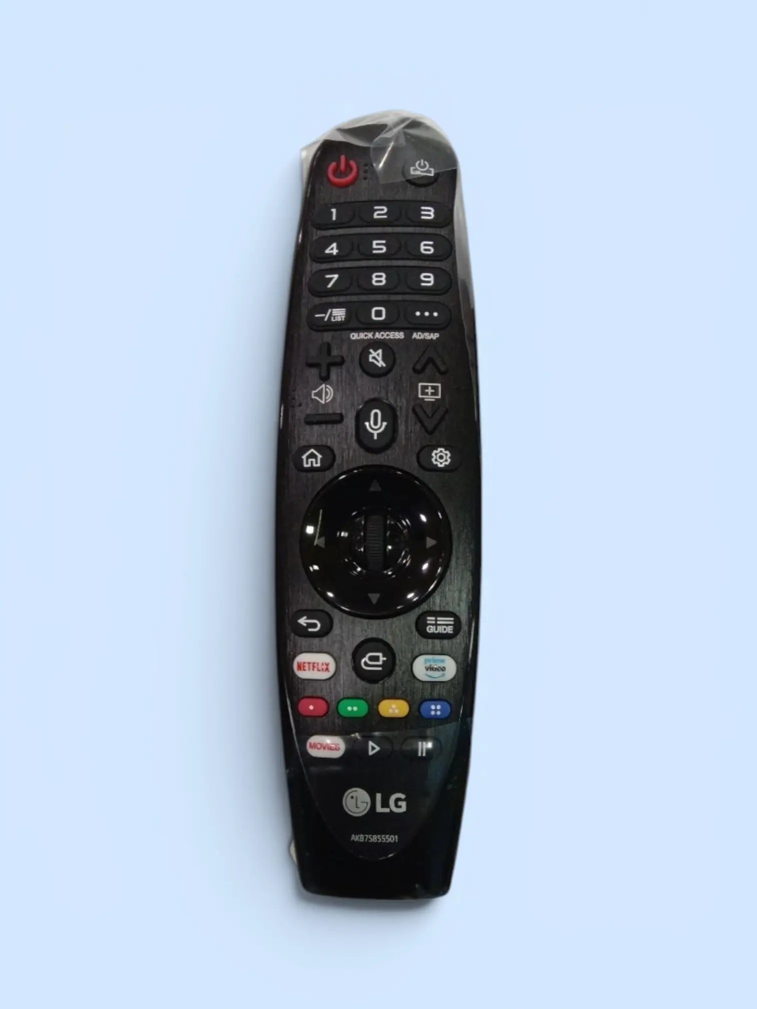 Original LG AN-MR20GA Magic Remote front view — genuine 2020 LG Smart TV India Faritha 2026