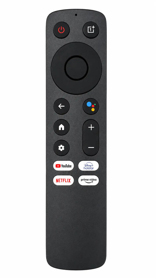 Original OnePlus Smart TV remote control with Netflix Hotstar YouTube Prime Video and Google Voice buttons