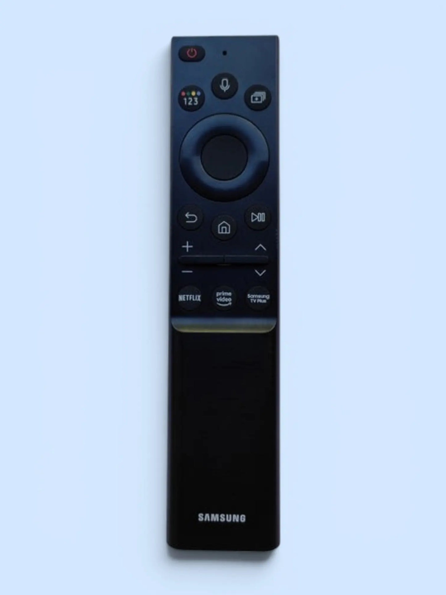 Original Samsung Smart TV Remote — voice control Netflix Prime Video India Faritha 2026