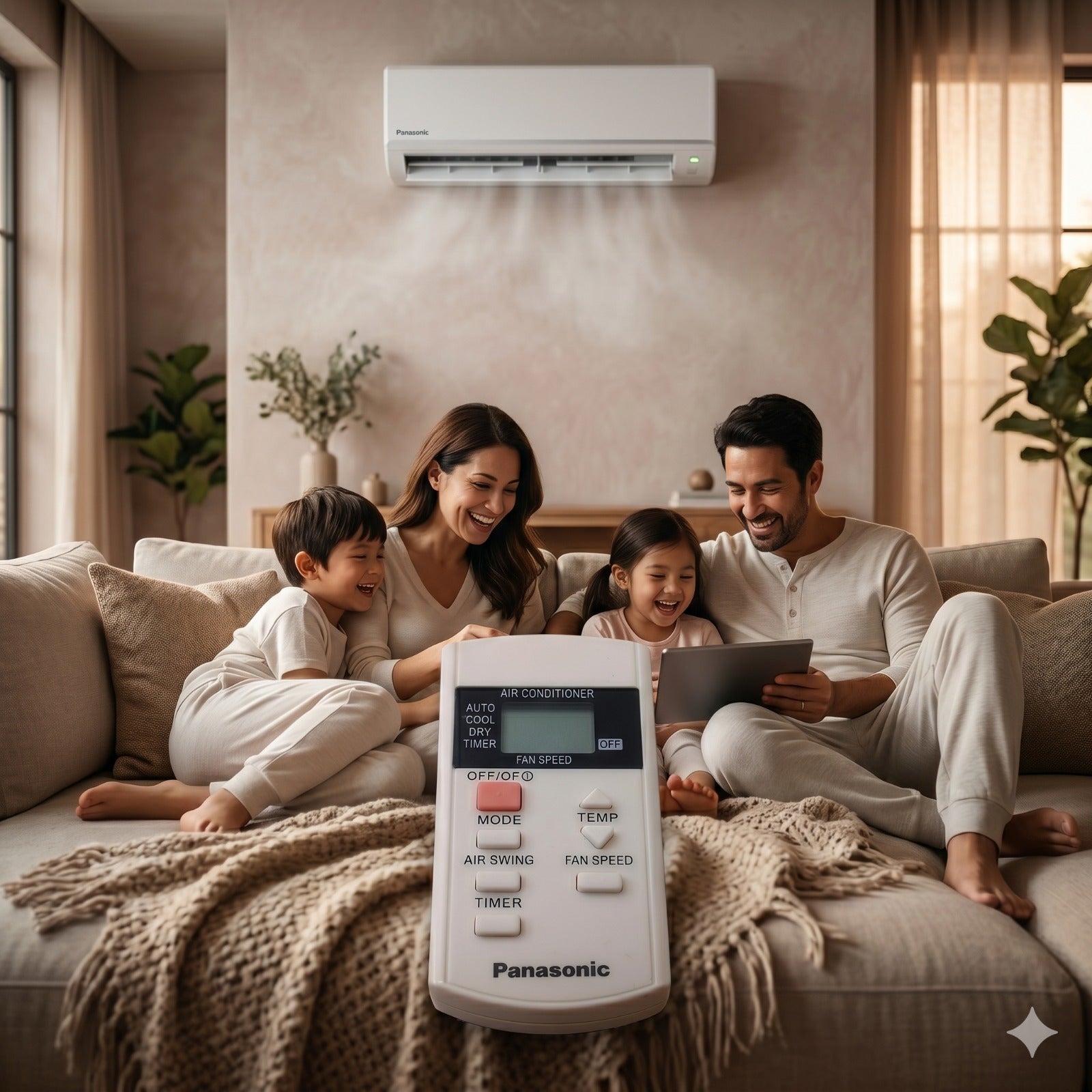 Panasonic AC Remote 44A packaging — compatible AC remote India Faritha 2026