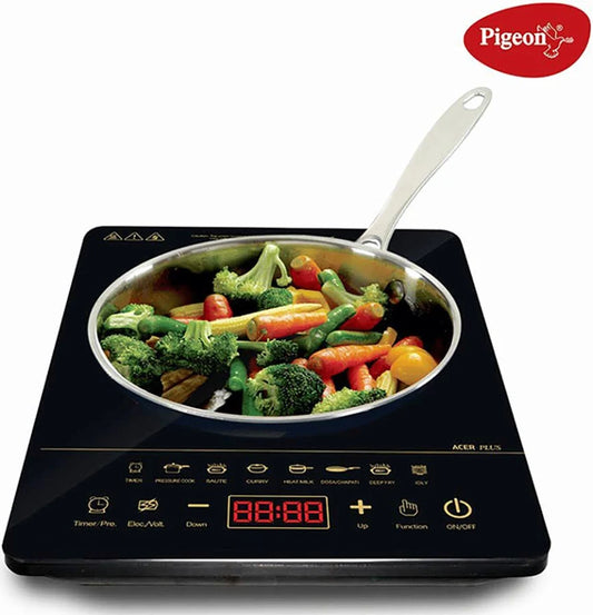 Pigeon Acer Plus 1800W induction cooktop with touch control and LED display