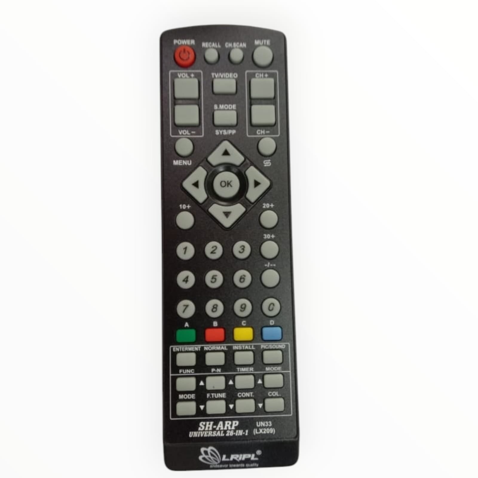 Sharp Remote Universal Sharp Universal TV Remote Control Compatible All Sharp TVs India | Faritha