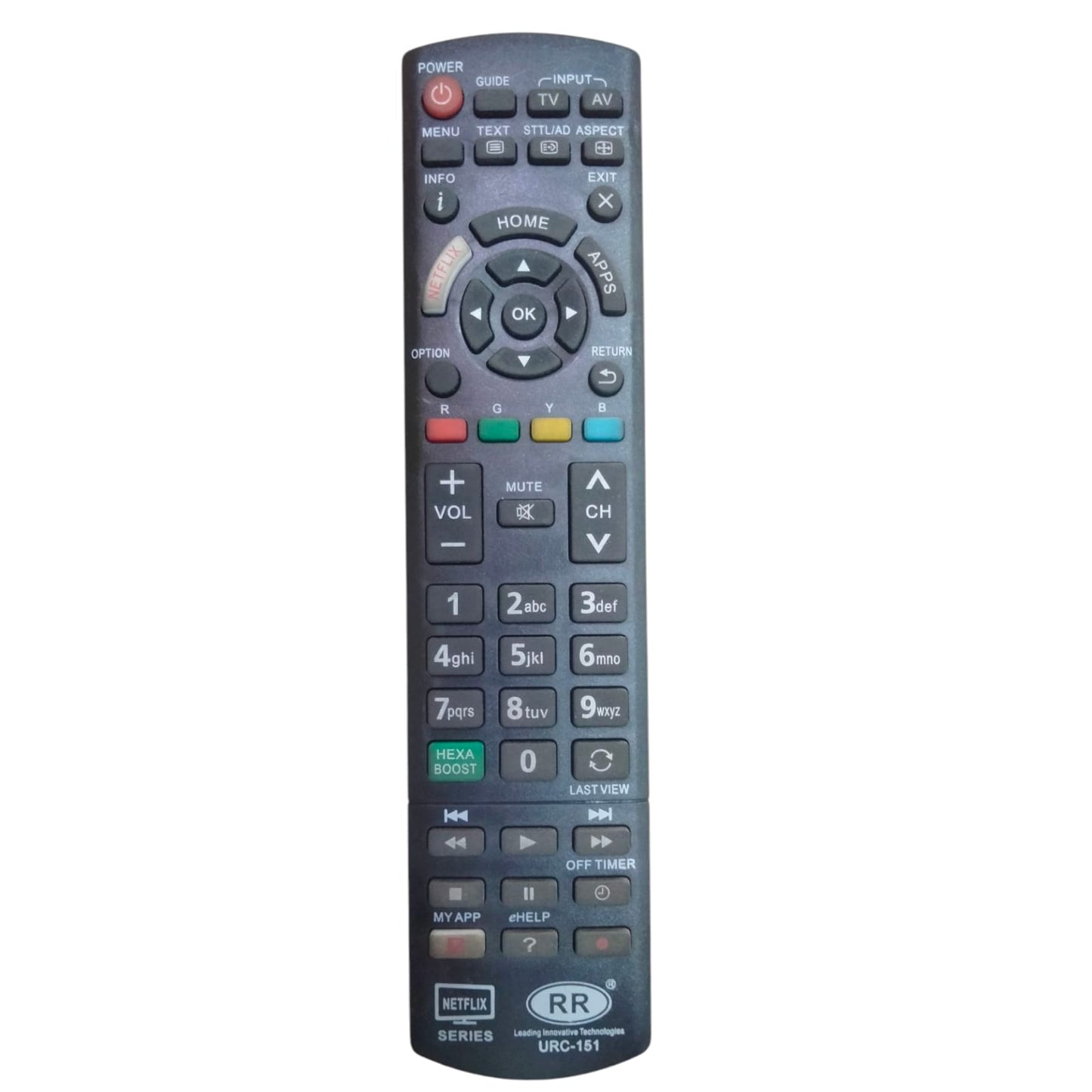 Panasonic Smart TV Remote Control – Compatible Replacement for Panasonic LED & Android TVs #