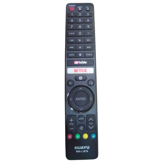 Sharp Smart TV Remote Control – Replacement with YouTube & Netflix Shortcut Keys #