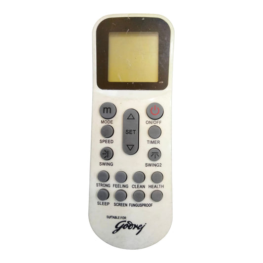Godrej Air Conditioner Remote Control – Compatible Replacement for Split ACs #