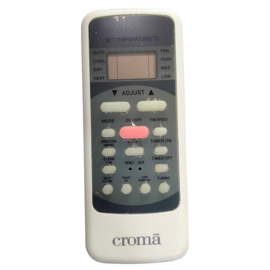 Croma Original AC Remote Control – Genuine Replacement for Croma Air Conditioners # @