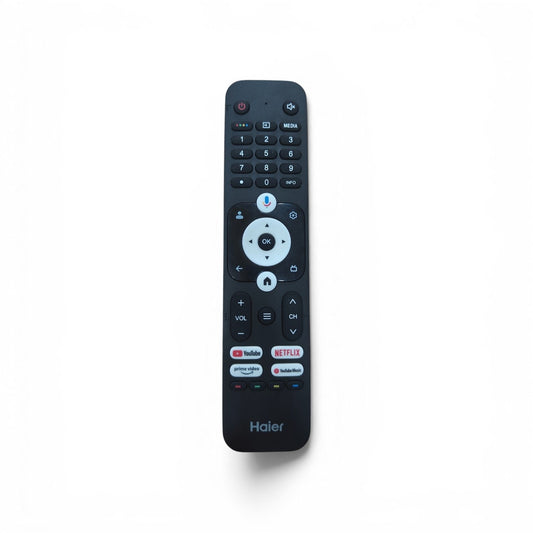 Haier Smart Voice TV Remote Control with Netflix, YouTube & Prime Video Shortcut Buttons